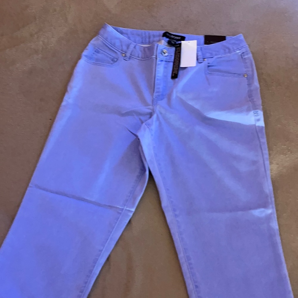 Lane Bryant light weight sky blue jeans